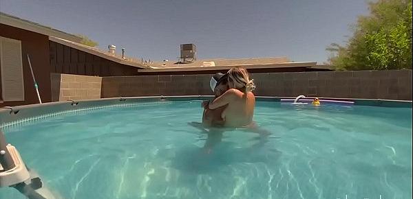  Hot Couple Pool Sex (The Neighbors Love When We Put on a Show!)